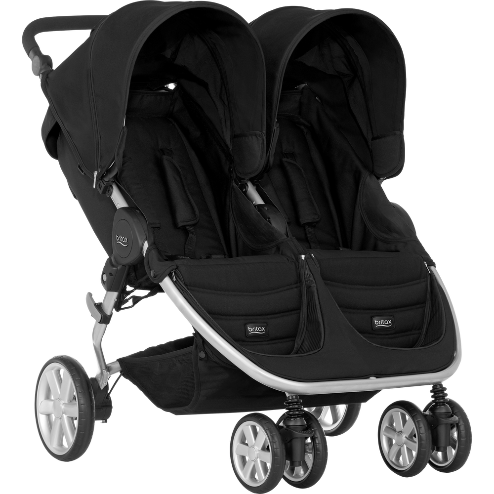 Britax B-Agile dobbel barnevogn Cosmos Black