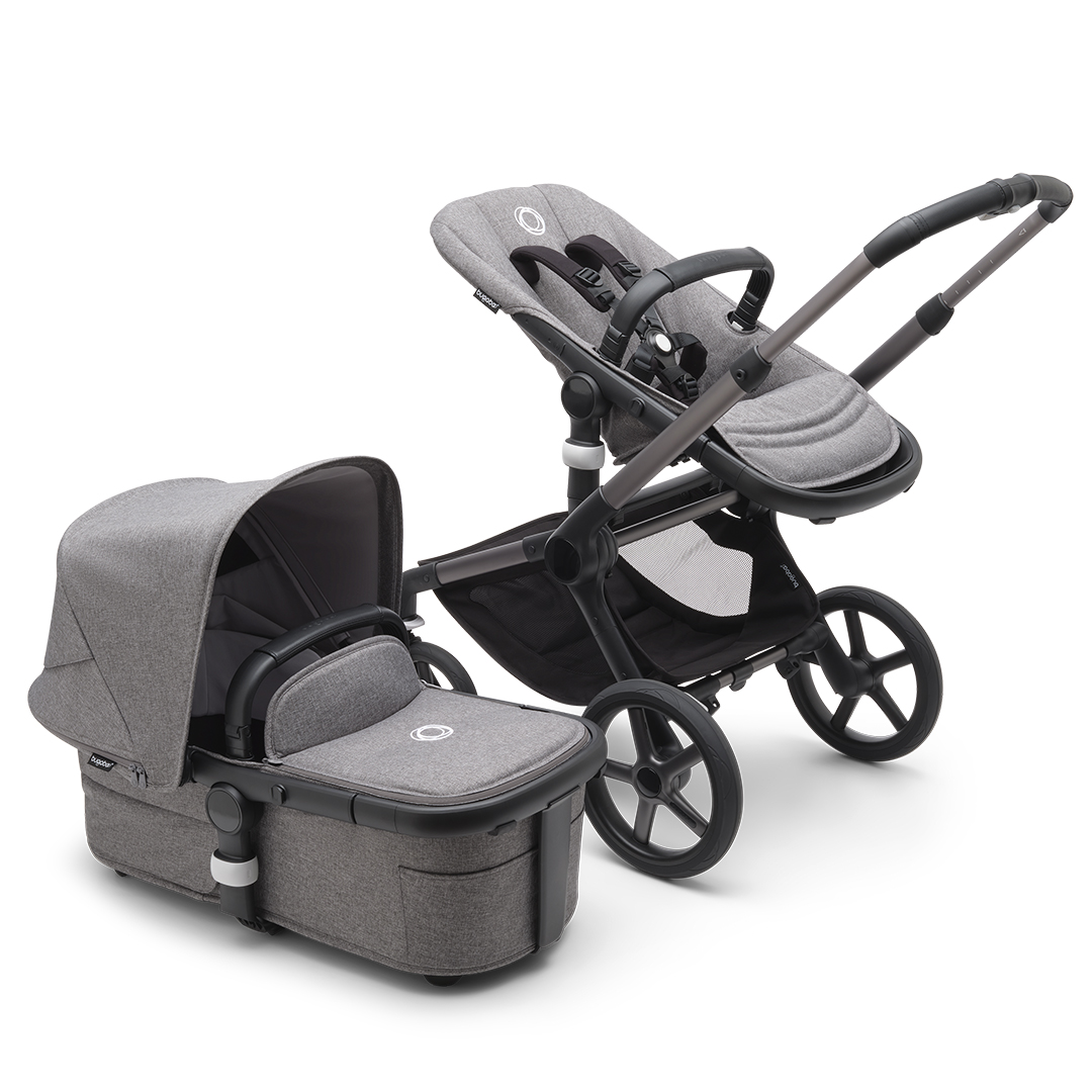 Bugaboo Fox 5 barnevogn Gråmelert