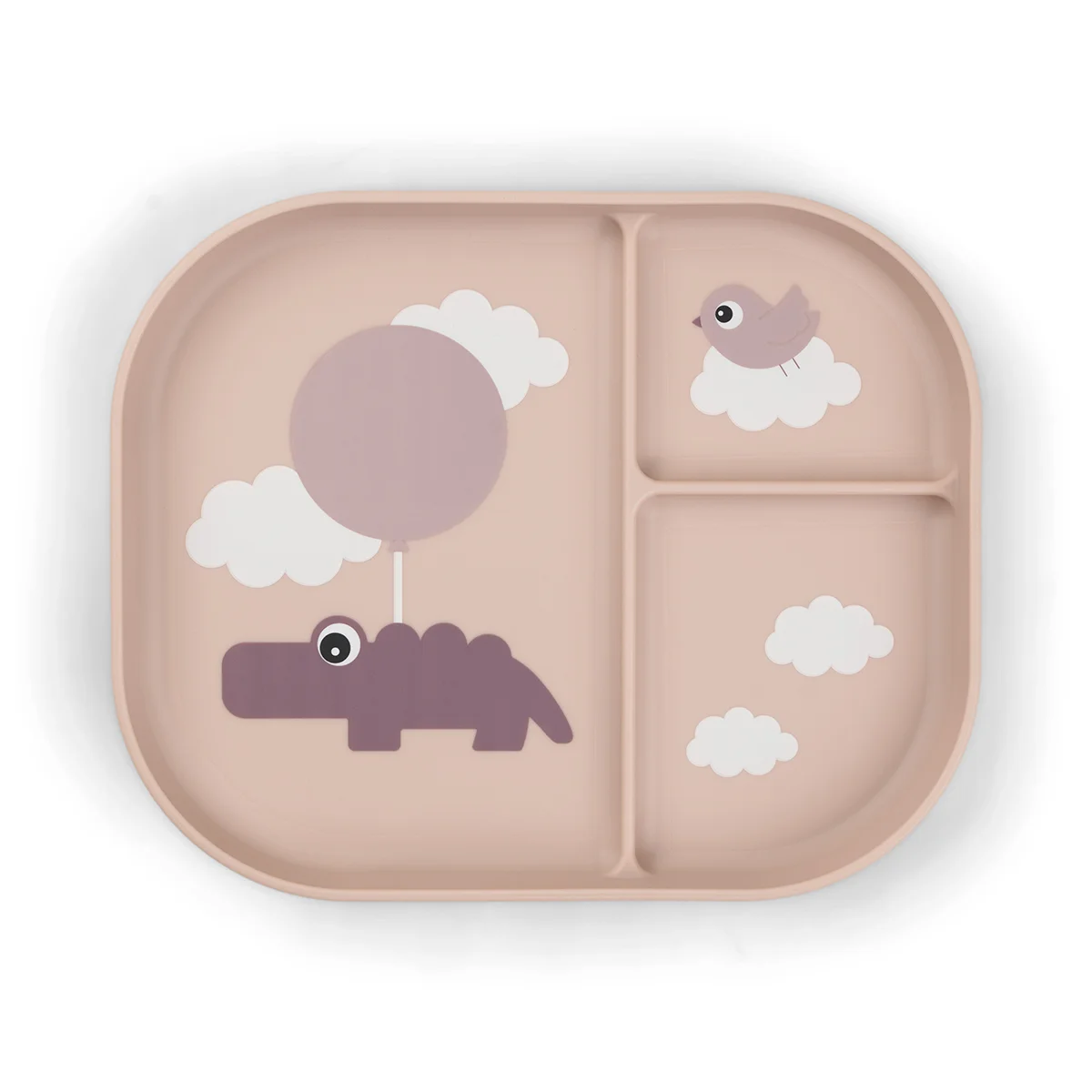 Utført av Deer Foodie plate med rom Happy clouds Powder