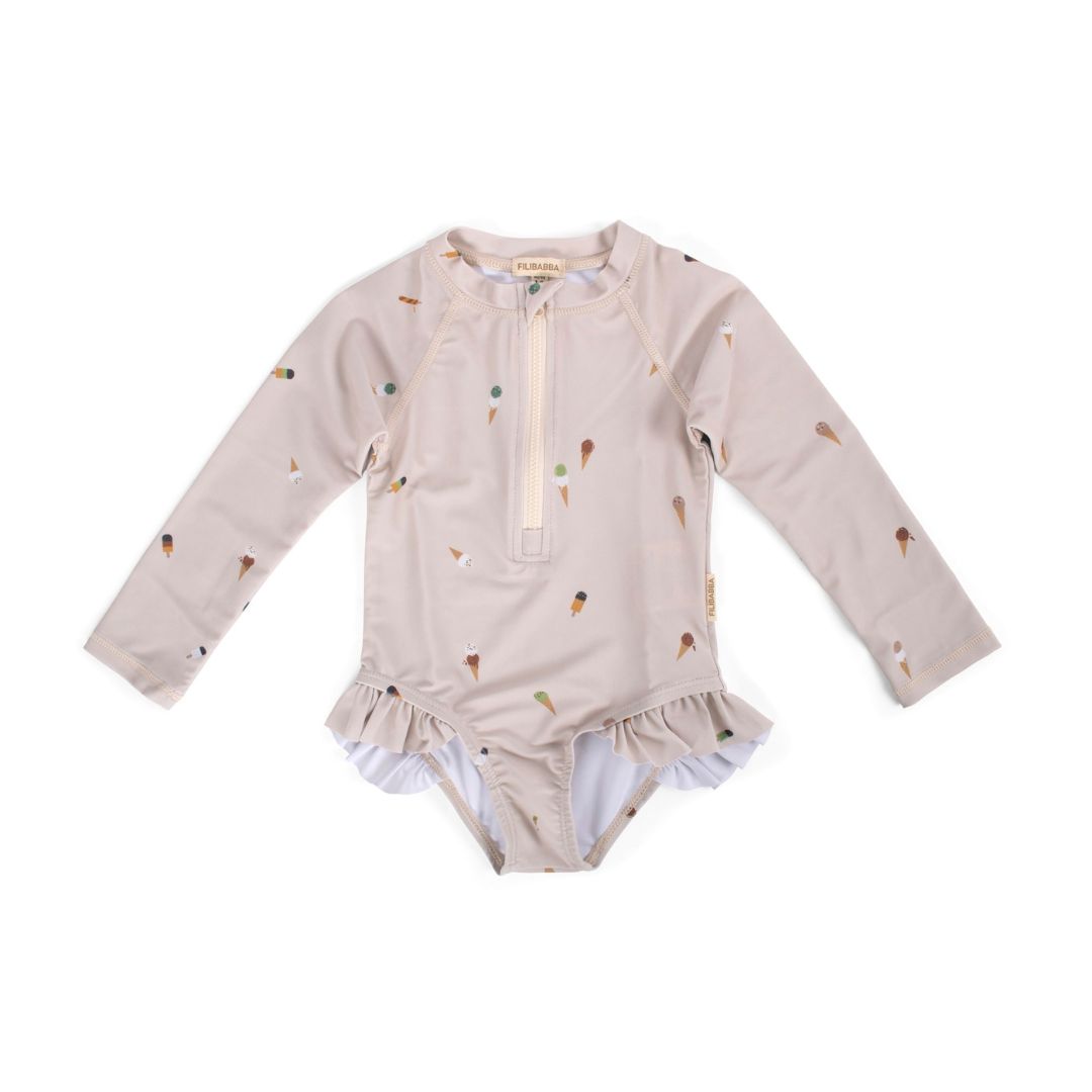 Filibabba Vilje UV-badedrakt 1-2 år kjølig sommer