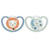 NUK Space Night silikon 6-18m Lion