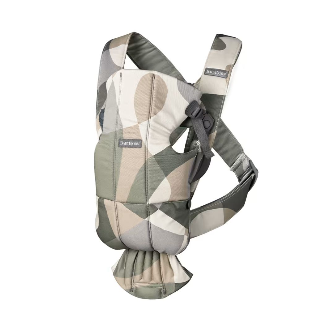 Babybjörn bæresele Mini Cotton Khaki/Grønn