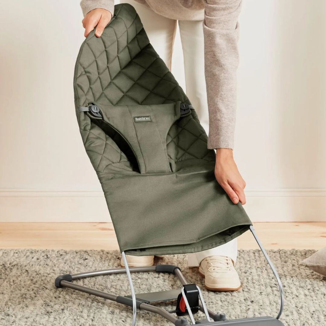 Babybjörn Babysitter Bliss Cotton Woven mørkegrønn