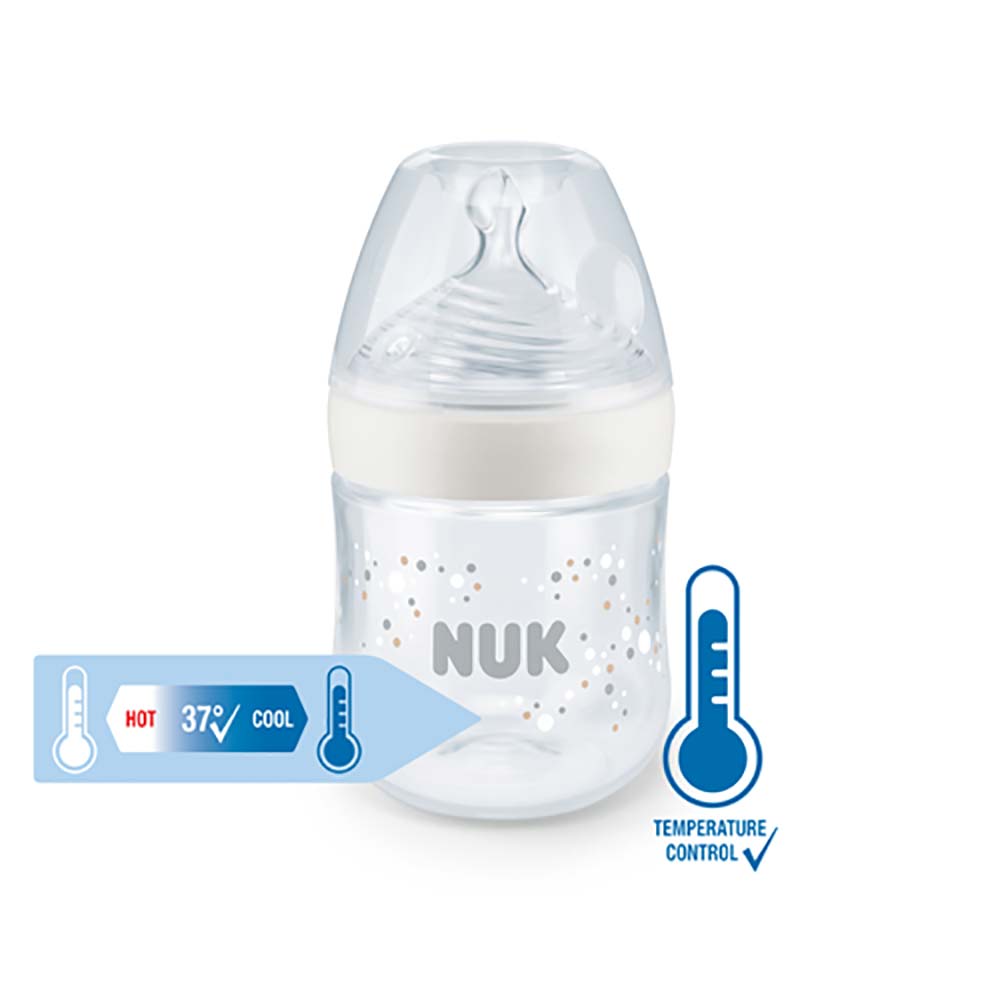 NUK Nature Sense tåteflaske 150 ml Hvit