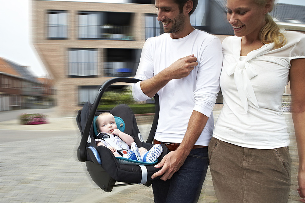 AeroMoov sittepute for babystol mørkegrå