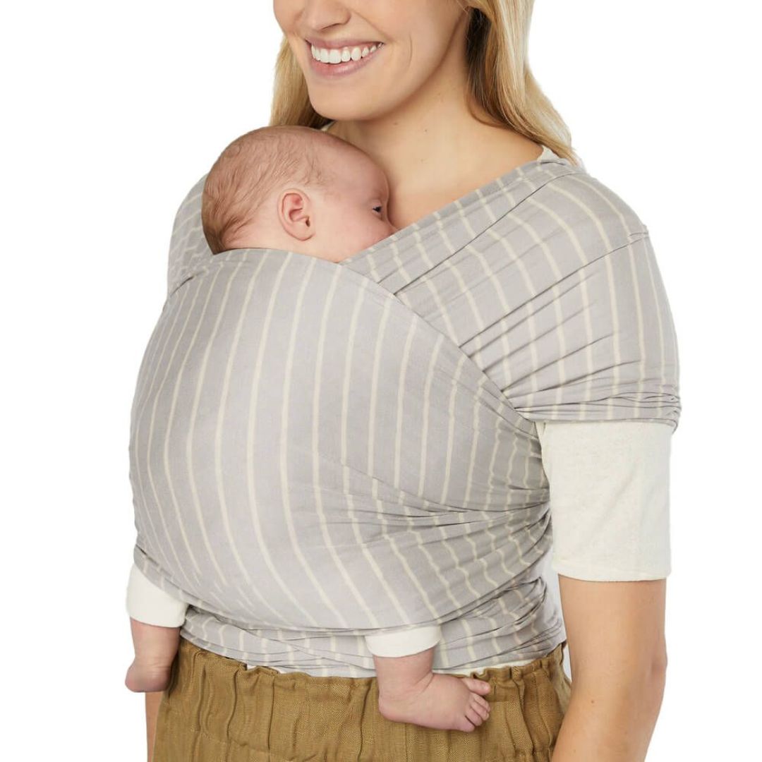 Ergobaby Aura Wrap bæresele Grå striper