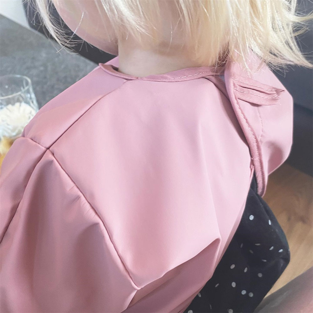 Fresh Kid Bib med rosa erme
