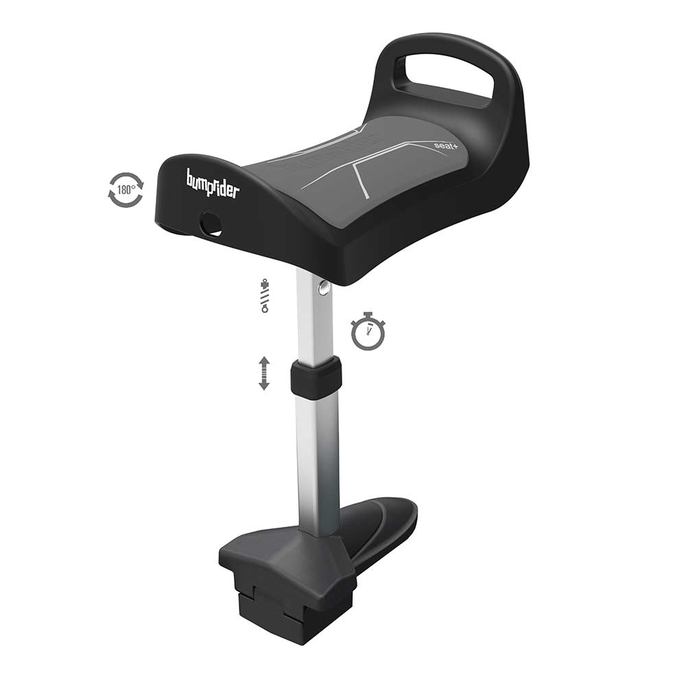 Bumprider Seat+ sete for ståbrett Grå