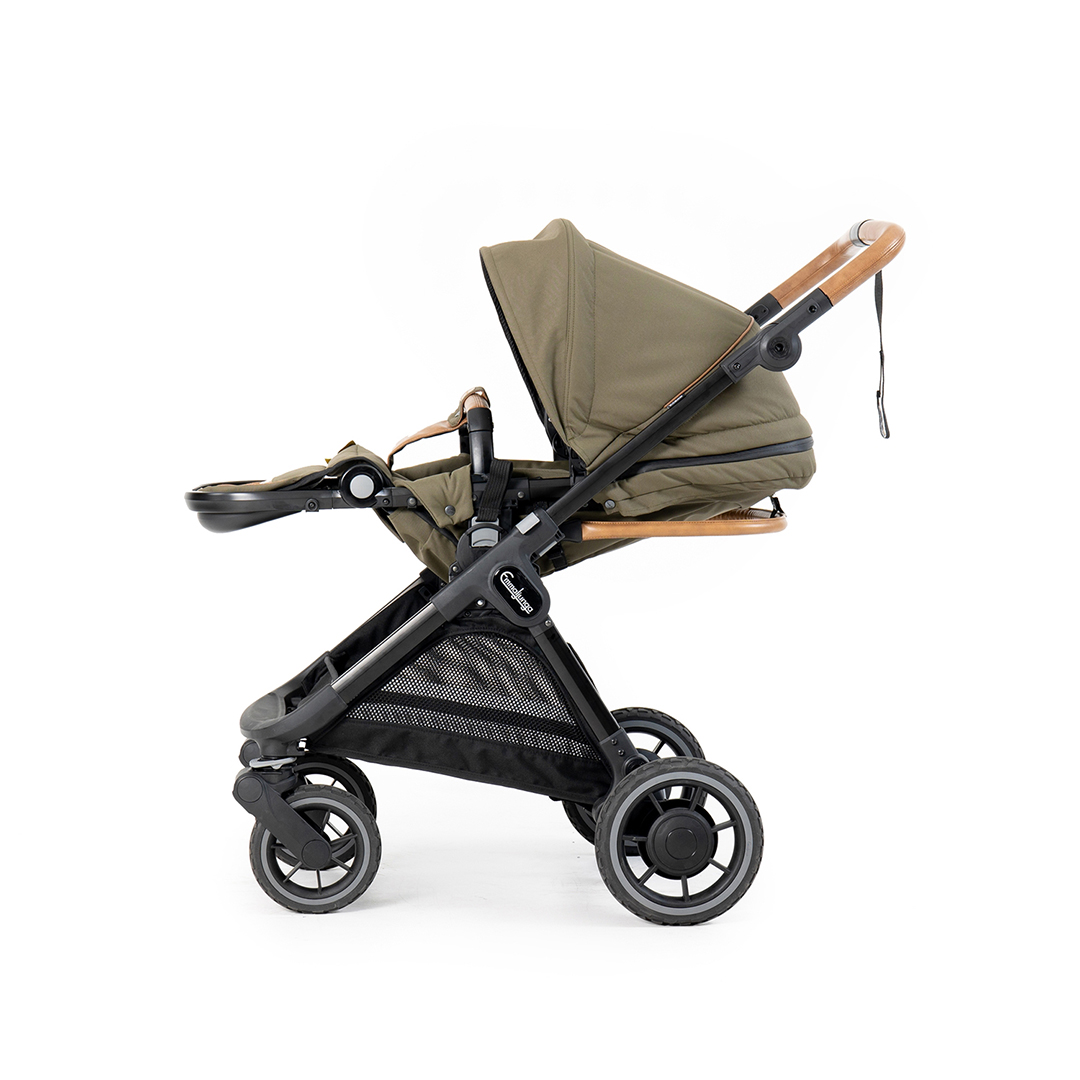 Emmaljunga Solo barnevogn Outdoor Olive