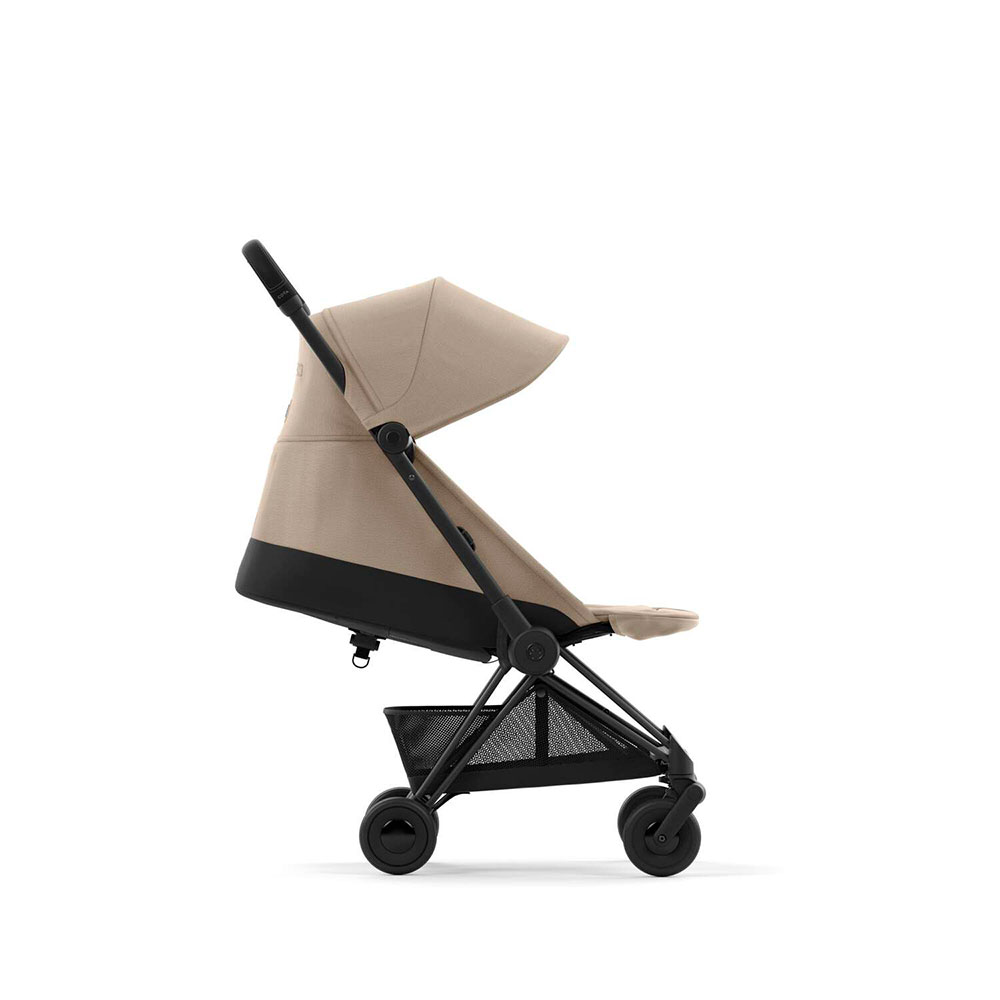 Cybex COYA barnevogn Matt Black Cozy Beige