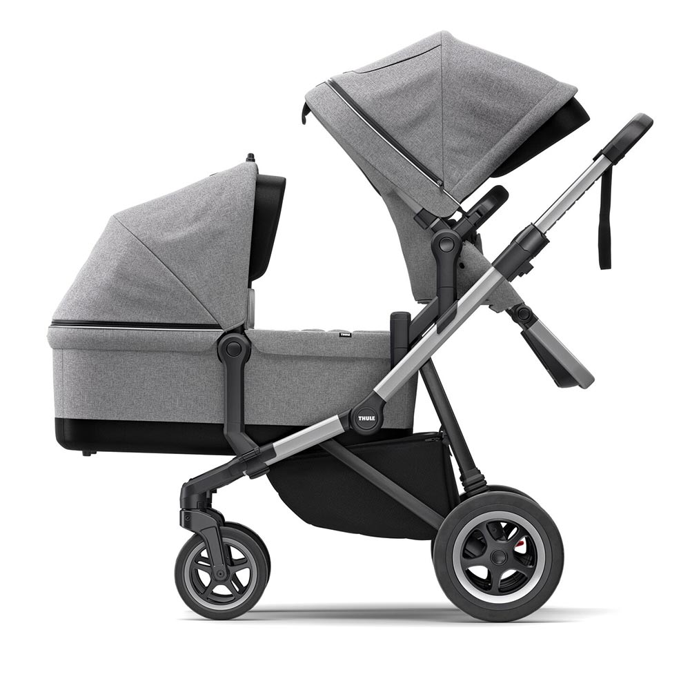 Thule Sleek barnevogn Gråmelert/Svart