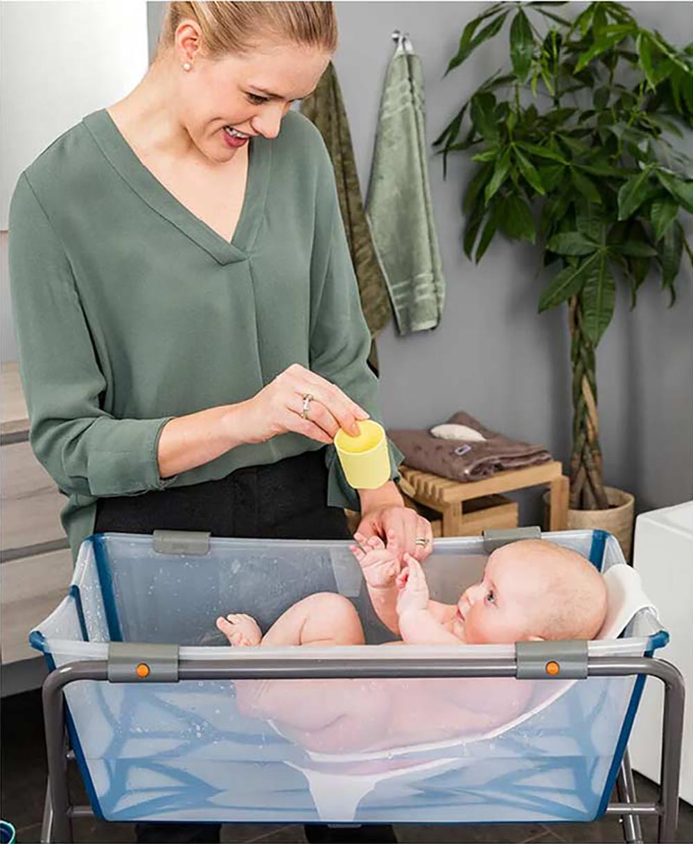 Stokke badekar Flexi bath støtte for nyfødte