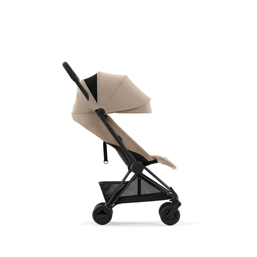 Cybex COYA barnevogn Matt Black Cozy Beige