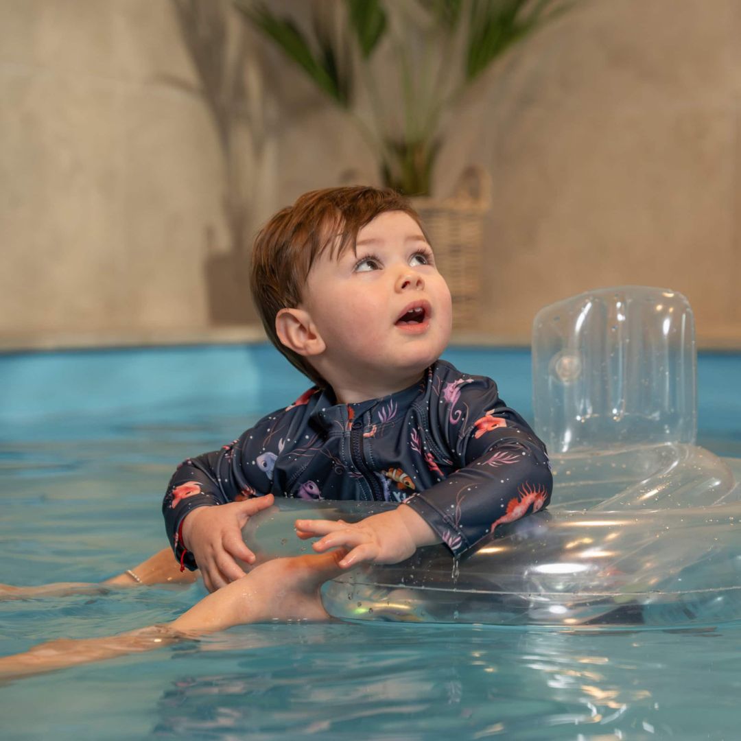 Filibabba Villads UV-dress 1-2 år Rainbow Reef