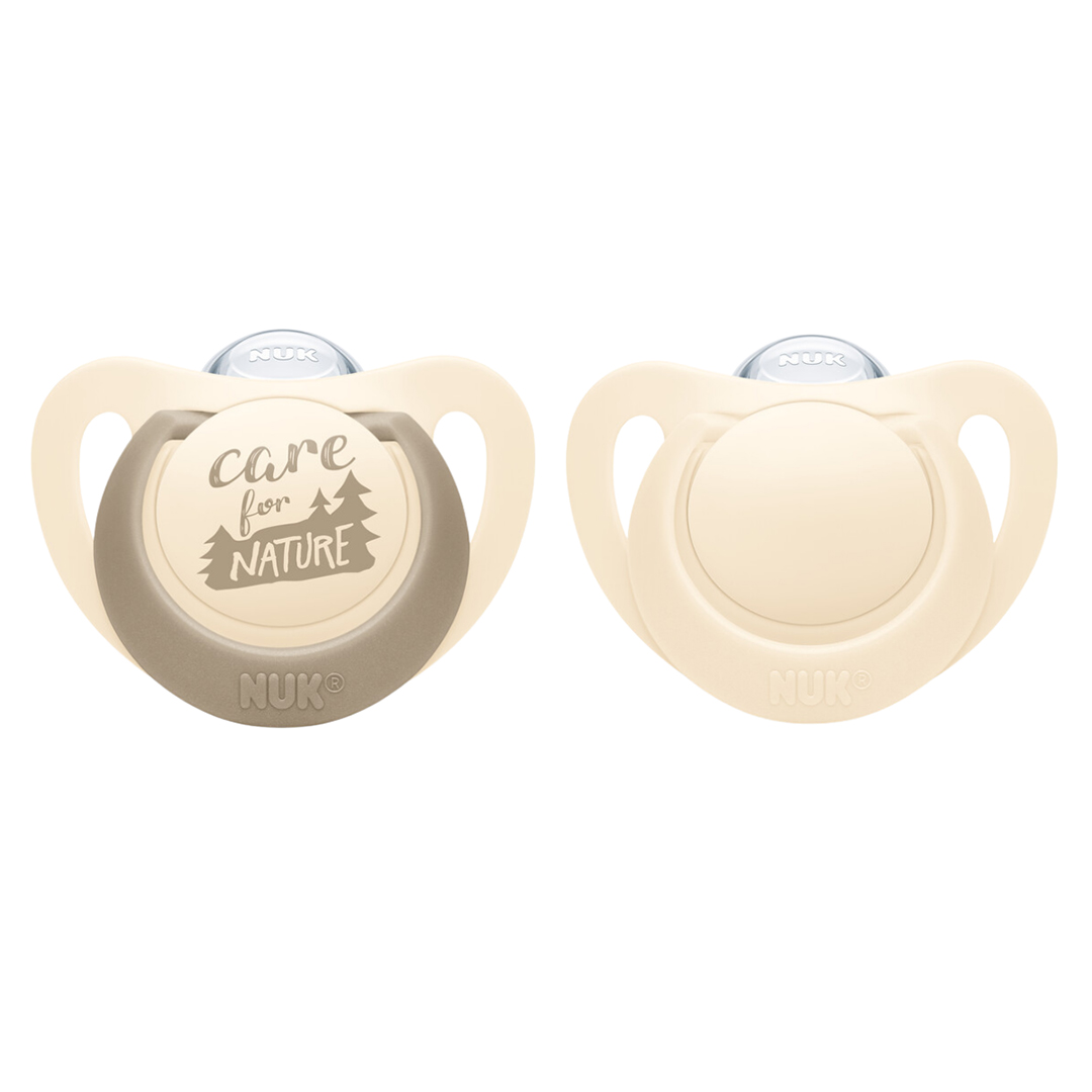 NUK for Nature smokk silikon Cream 18-36m