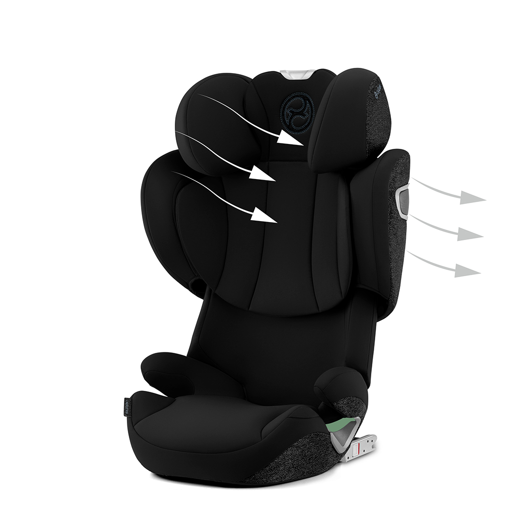 Cybex Solution T i-Fix barnesete Sepia Black