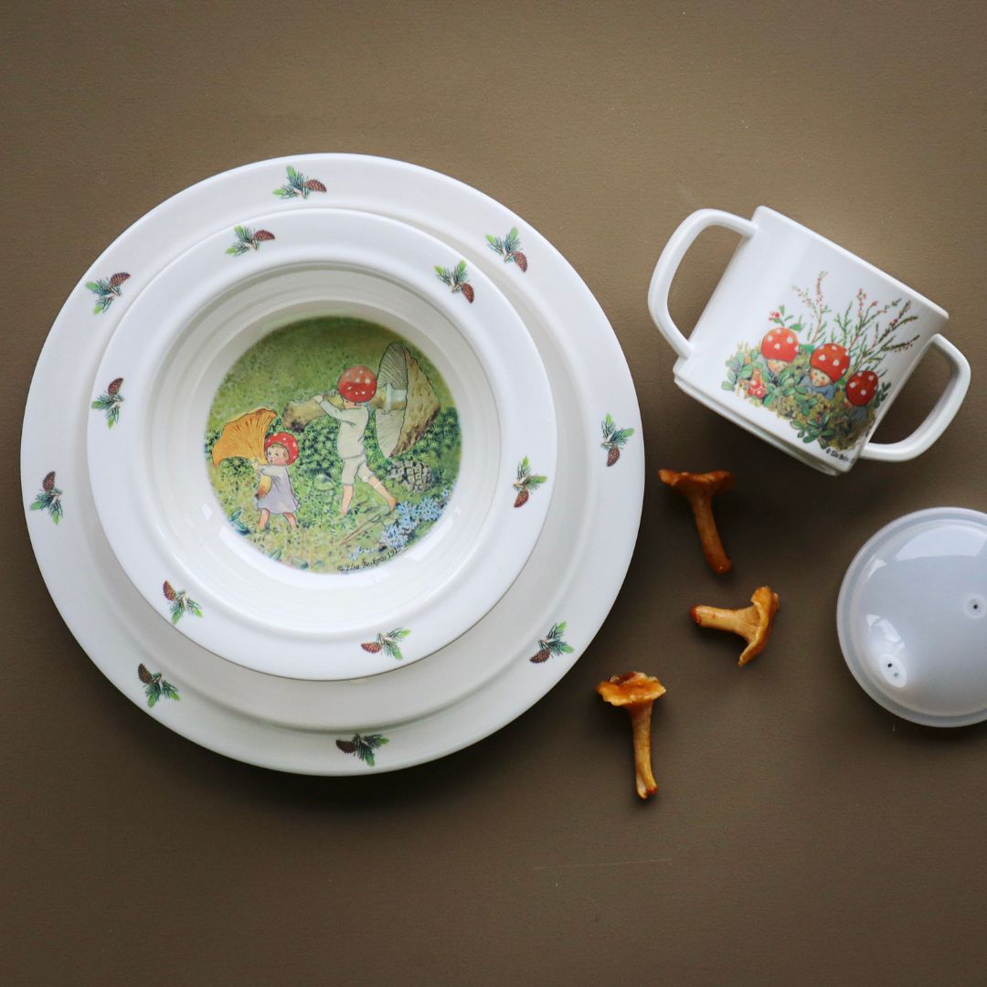 Right Start Elsa Beskow Tomebarnen, barneservise, 3-delt