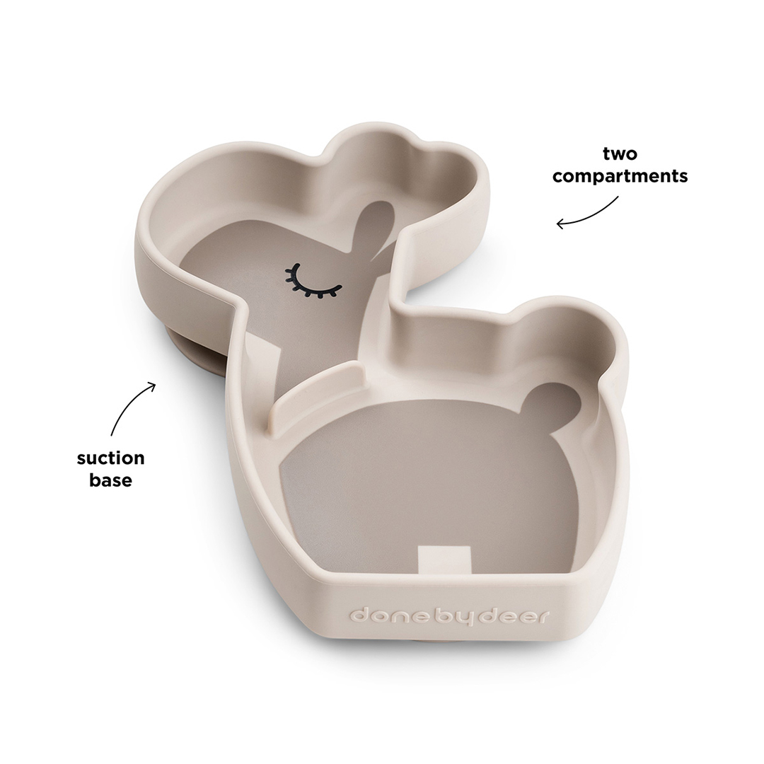 Utført av Deer Stick&Stay snackplate Lalee Sand
