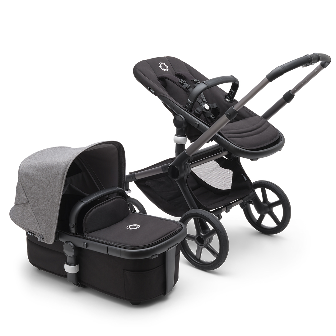 Bugaboo Fox 5 barnevogn Gråmelert