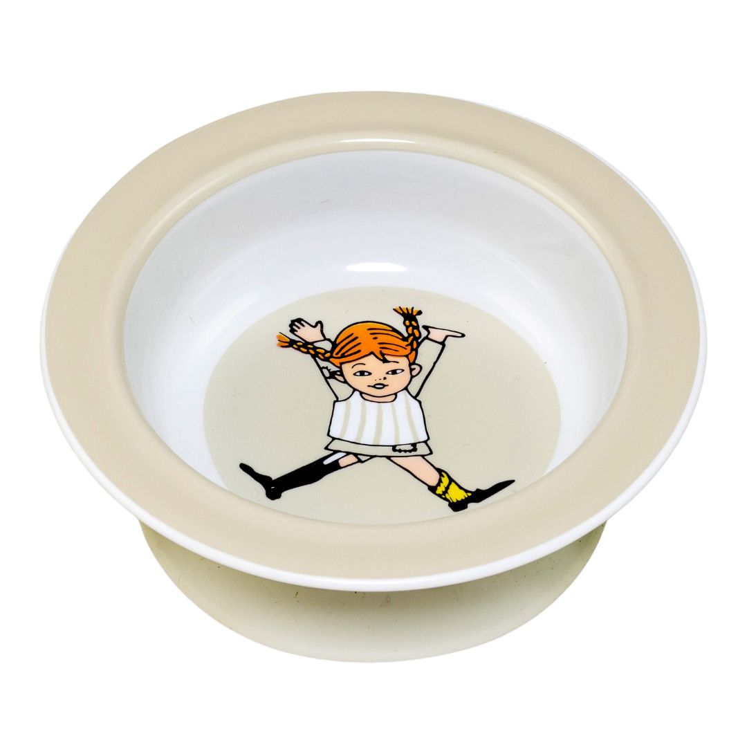 Høyre start Pippi Cirkus Sugekoppplate beige