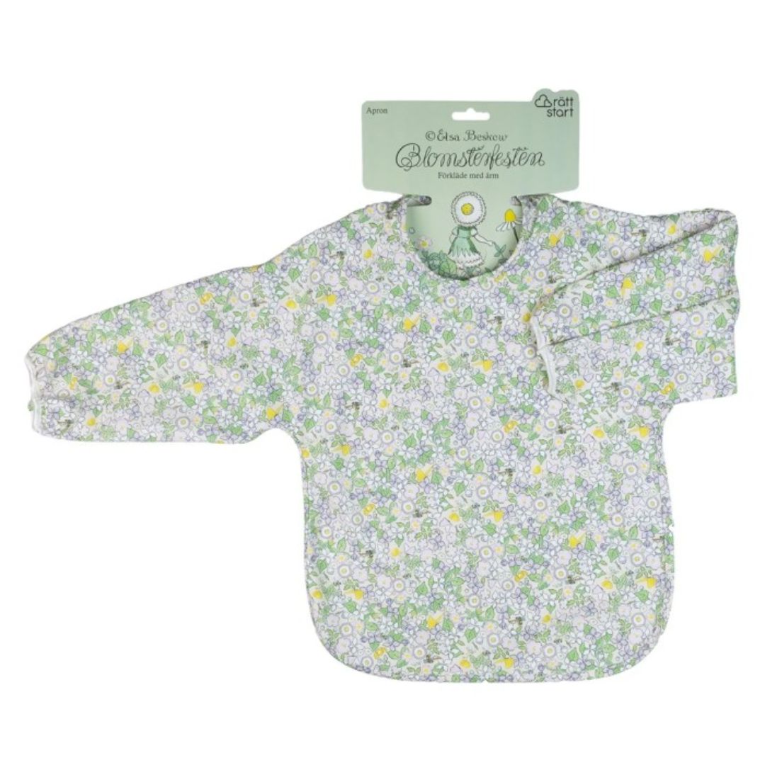 Right Start Beskow Flower Festival Bib med erme/apron