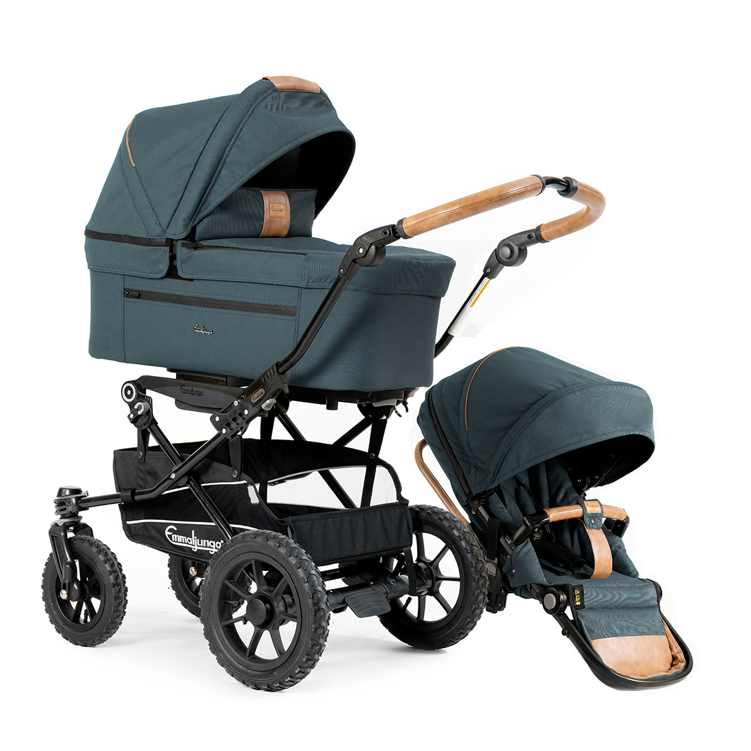 Emmaljunga Alu S barnevogn Ergo Outdoor Svart