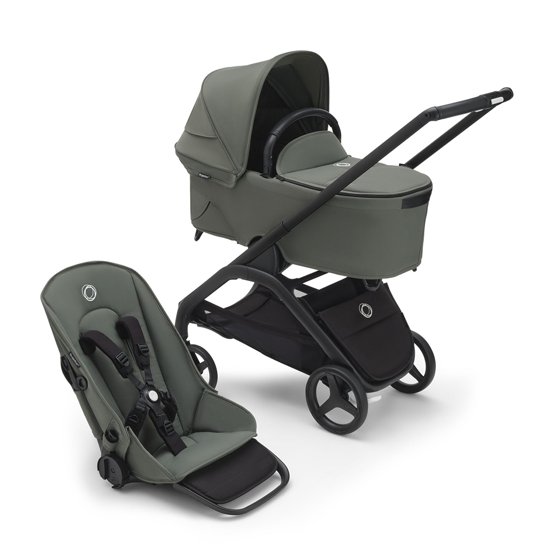 Bugaboo Dragonfly bæreseng komplett skoggrønn