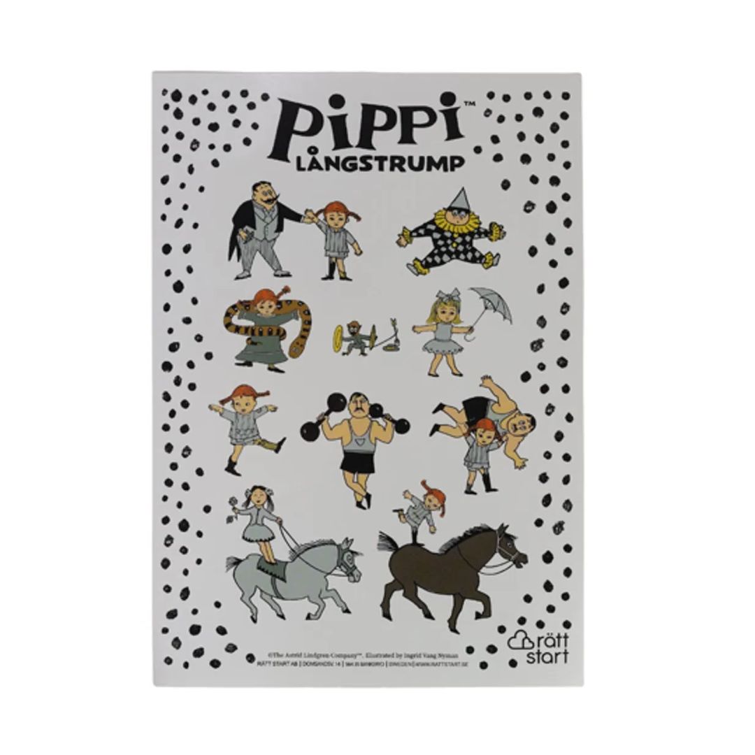 Høyre start Pippi Circus, Tatoveringer