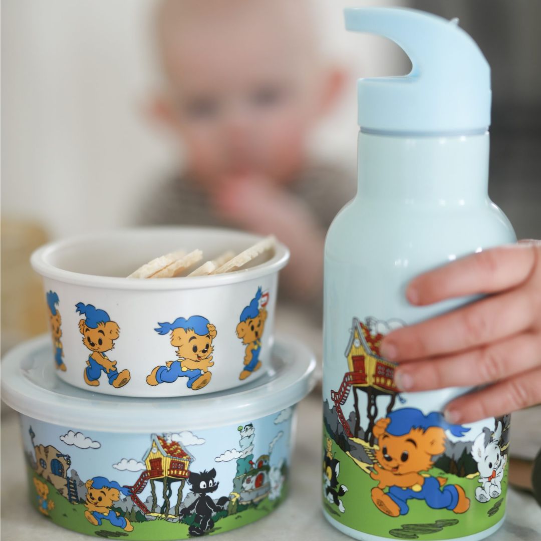 Høyre start Bamse, Vannflaske, motiv