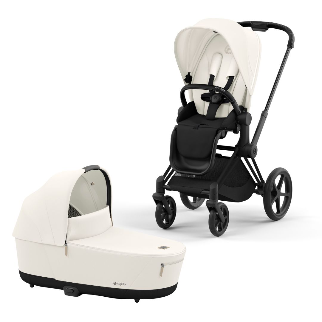 Cybex ePriam barnevogn Off White