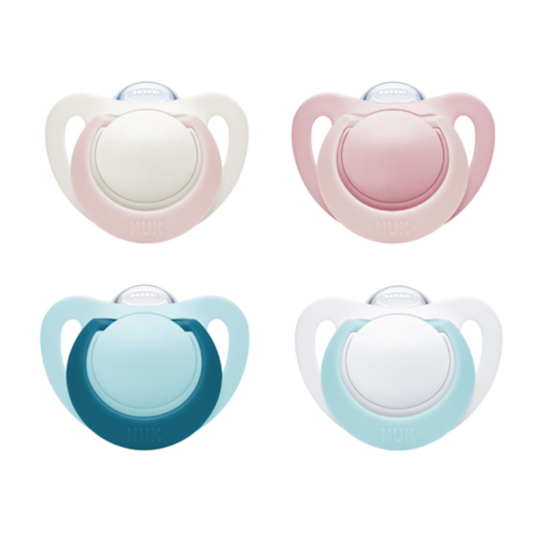 NUK smokk Genius 6-18m Blandet farger