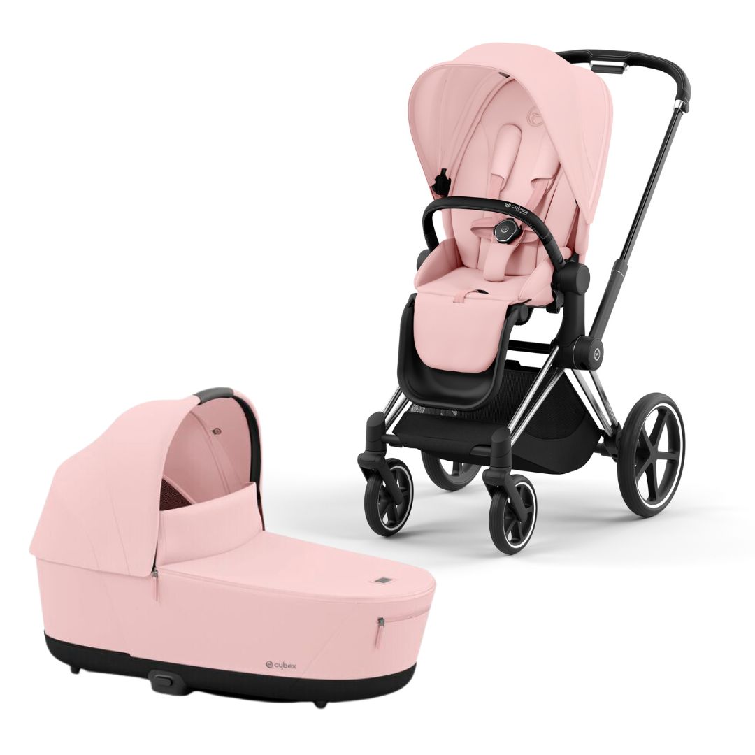 Cybex ePriam barnevogn Ferskenrosa