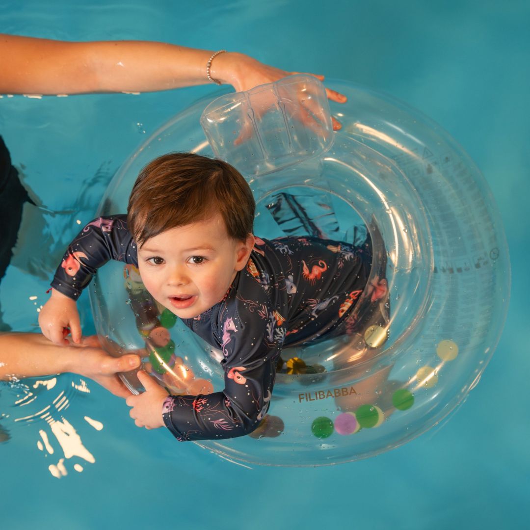 Filibabba Villads UV-dress 1-2 år Rainbow Reef