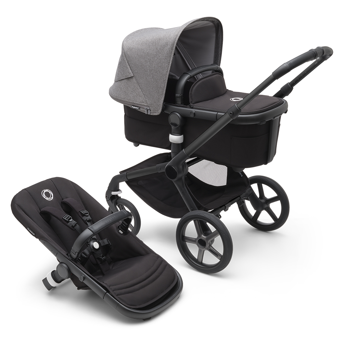 Bugaboo Fox 5 barnevogn Gråmelert
