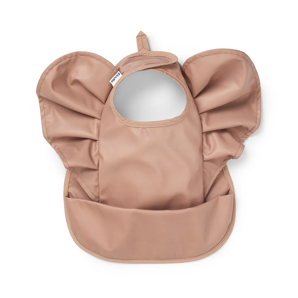 Elodie Bib Soft Terracotta Wings