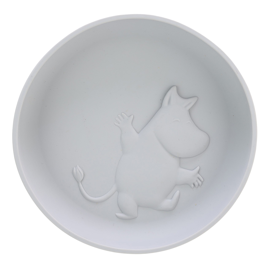 Right Start Mummitallerken med sugekopp Easy Grey