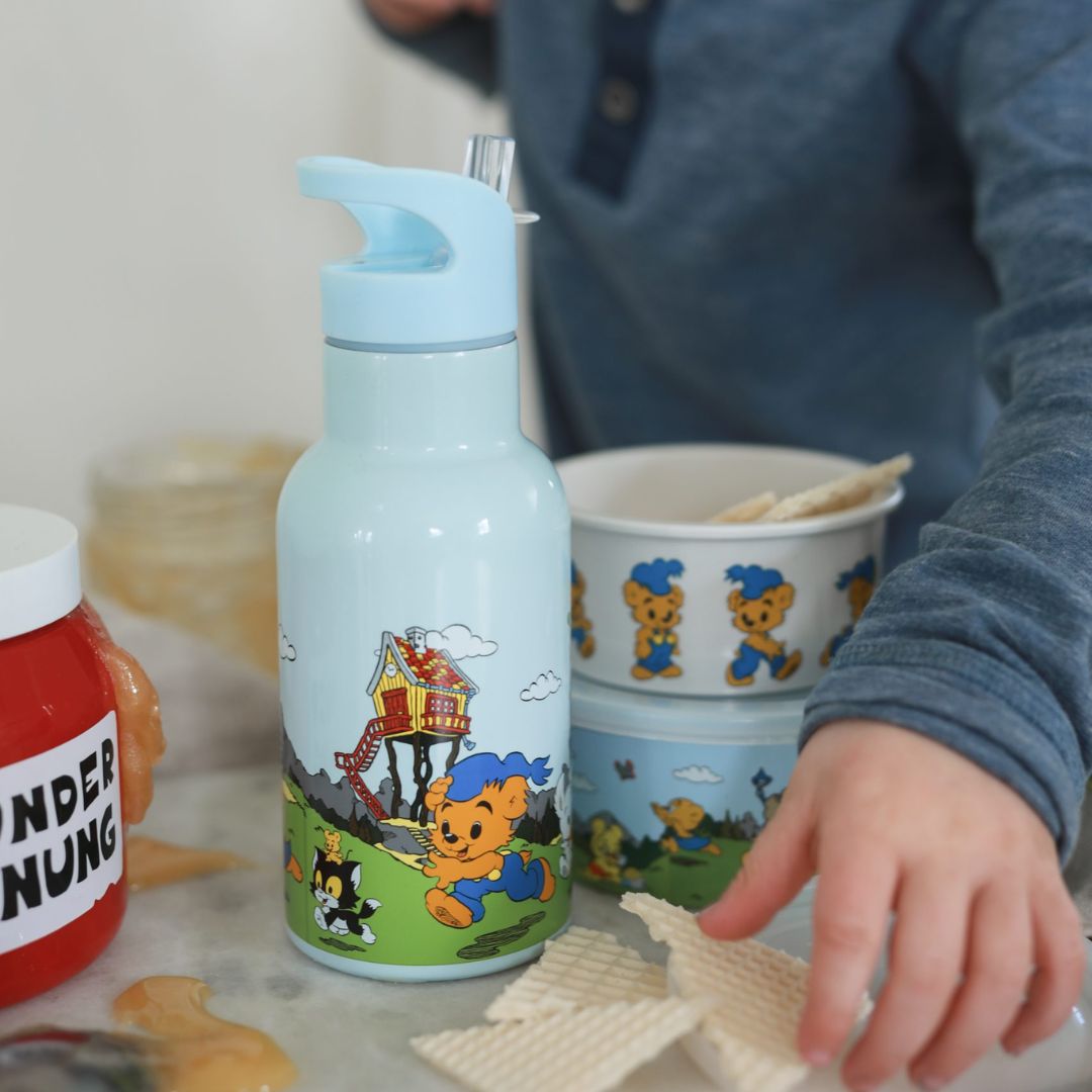 Høyre start Bamse, Vannflaske, motiv