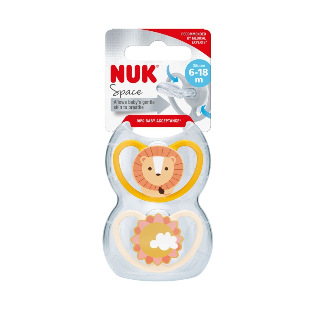 NUK smokk 6-18m Space Lion