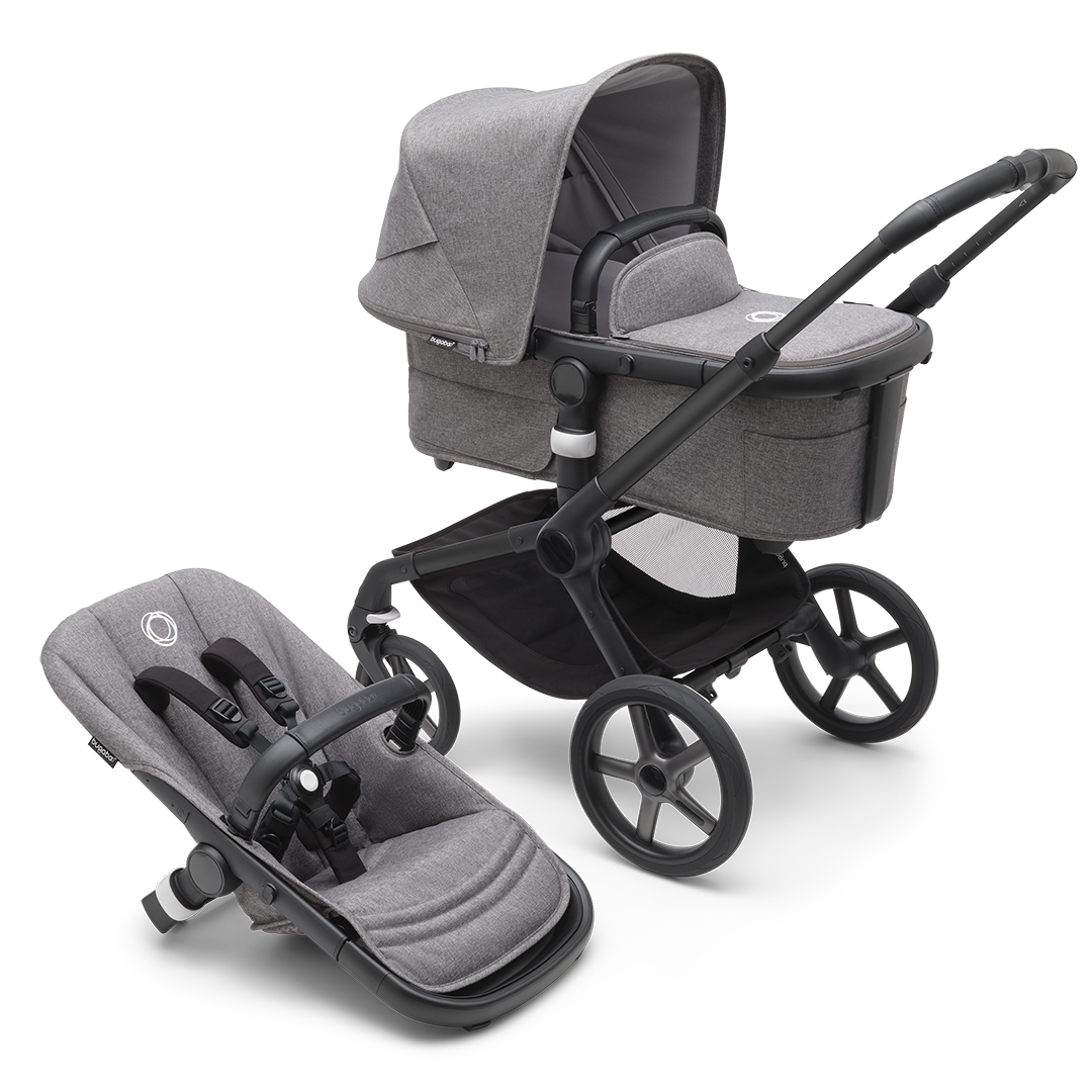 Bugaboo Fox 5 barnevogn Gråmelert