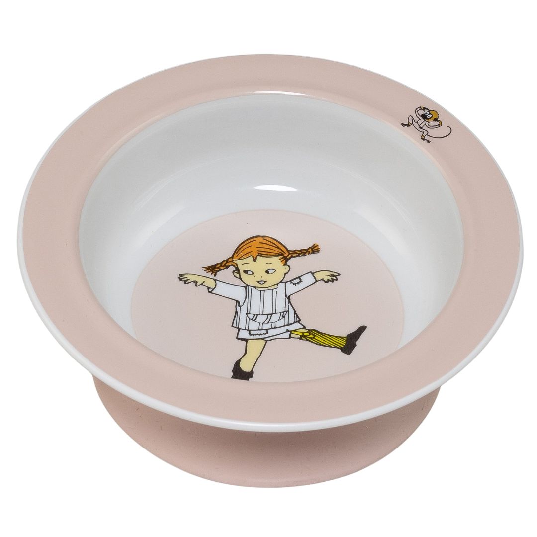Right start Pippi Sirkus Sugekopptallerken rosa