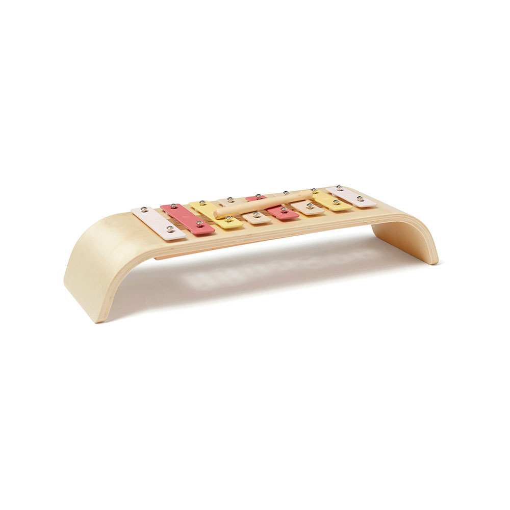 Kids Concept Xylofon kryssfinér rosa multi