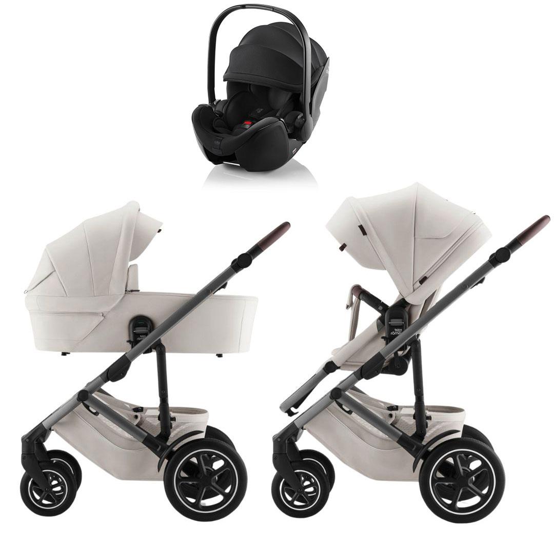 Britax Smile 5Z Soft Taupe + Baby-Safe PRO bilbarnestol