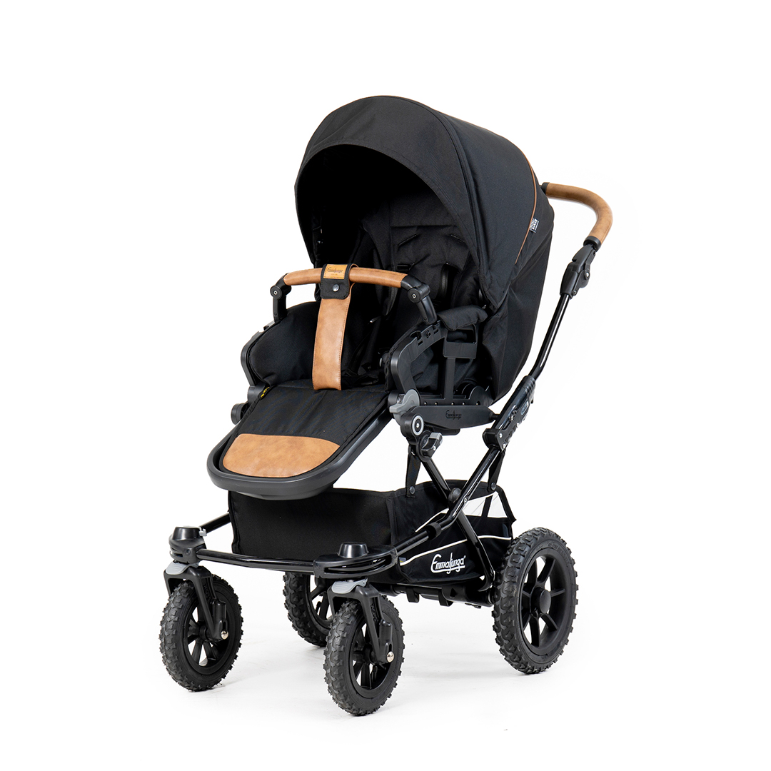 Emmaljunga Alu S barnevogn Flat All Black