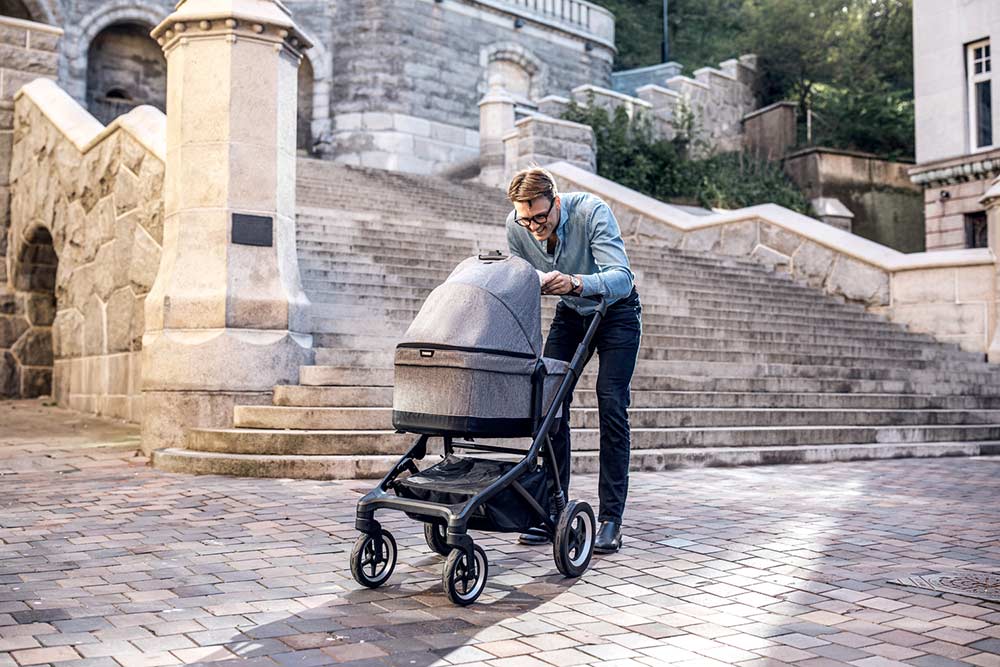 Thule Sleek barnevogn Gråmelert/Svart