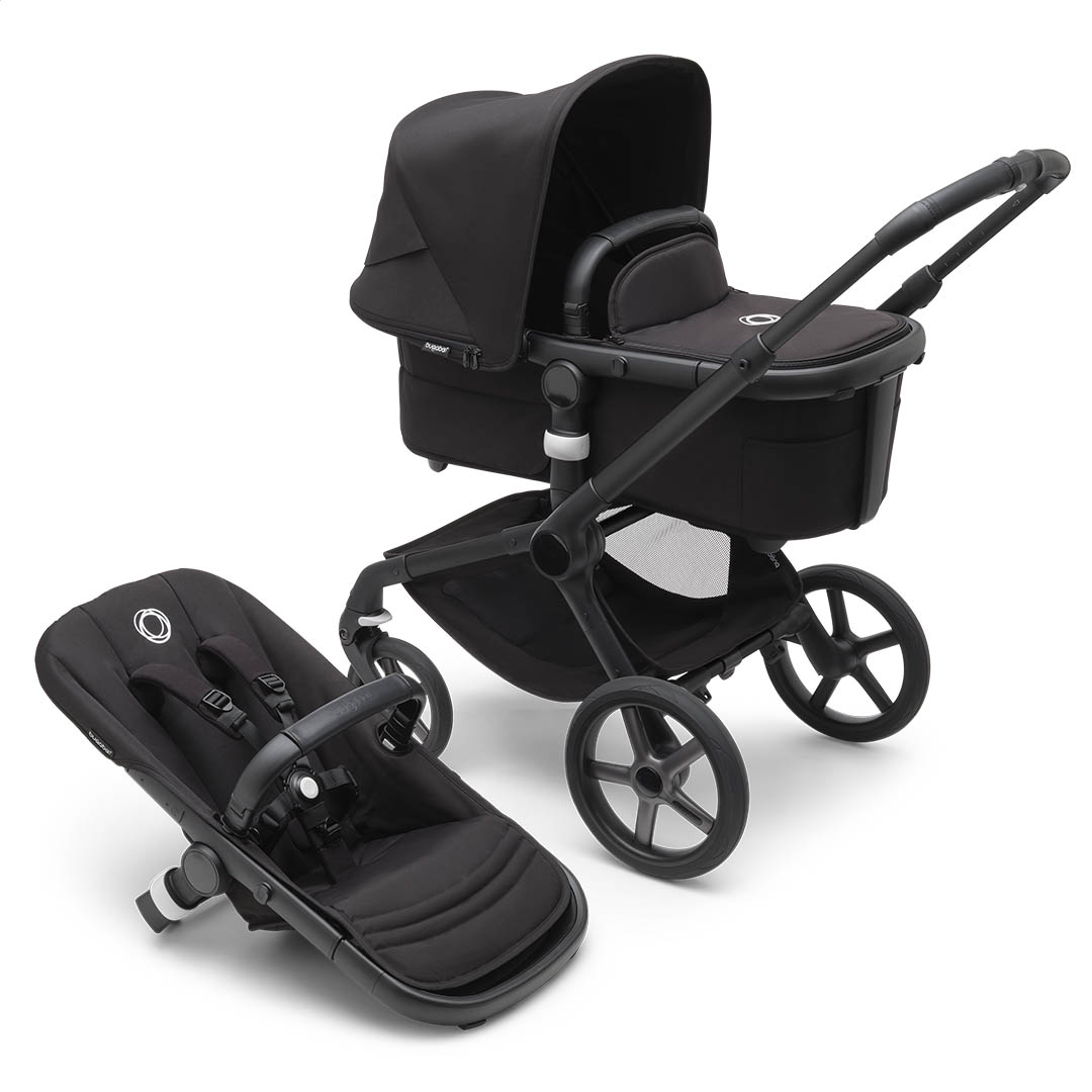 Bugaboo Fox 5 Barnevogn Svart/Midnattssvart