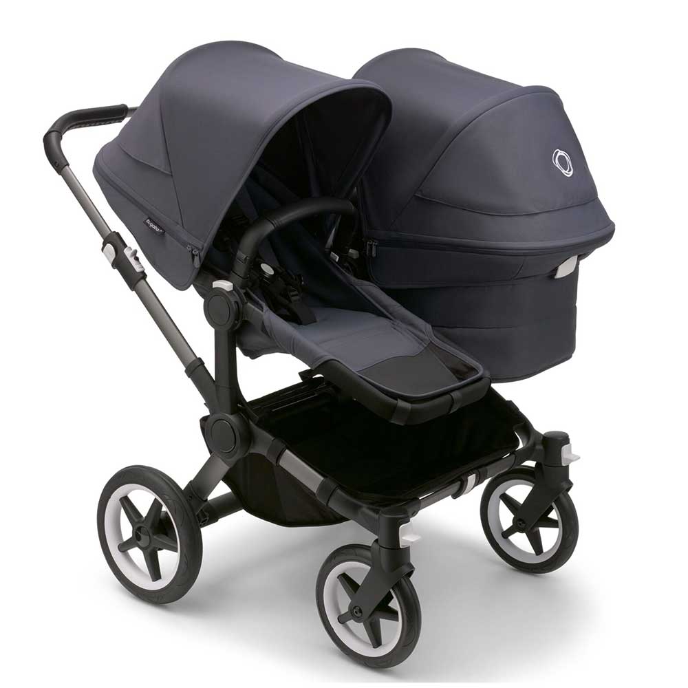 Bugaboo Donkey 5 Duo barnevogn Stormy Blue
