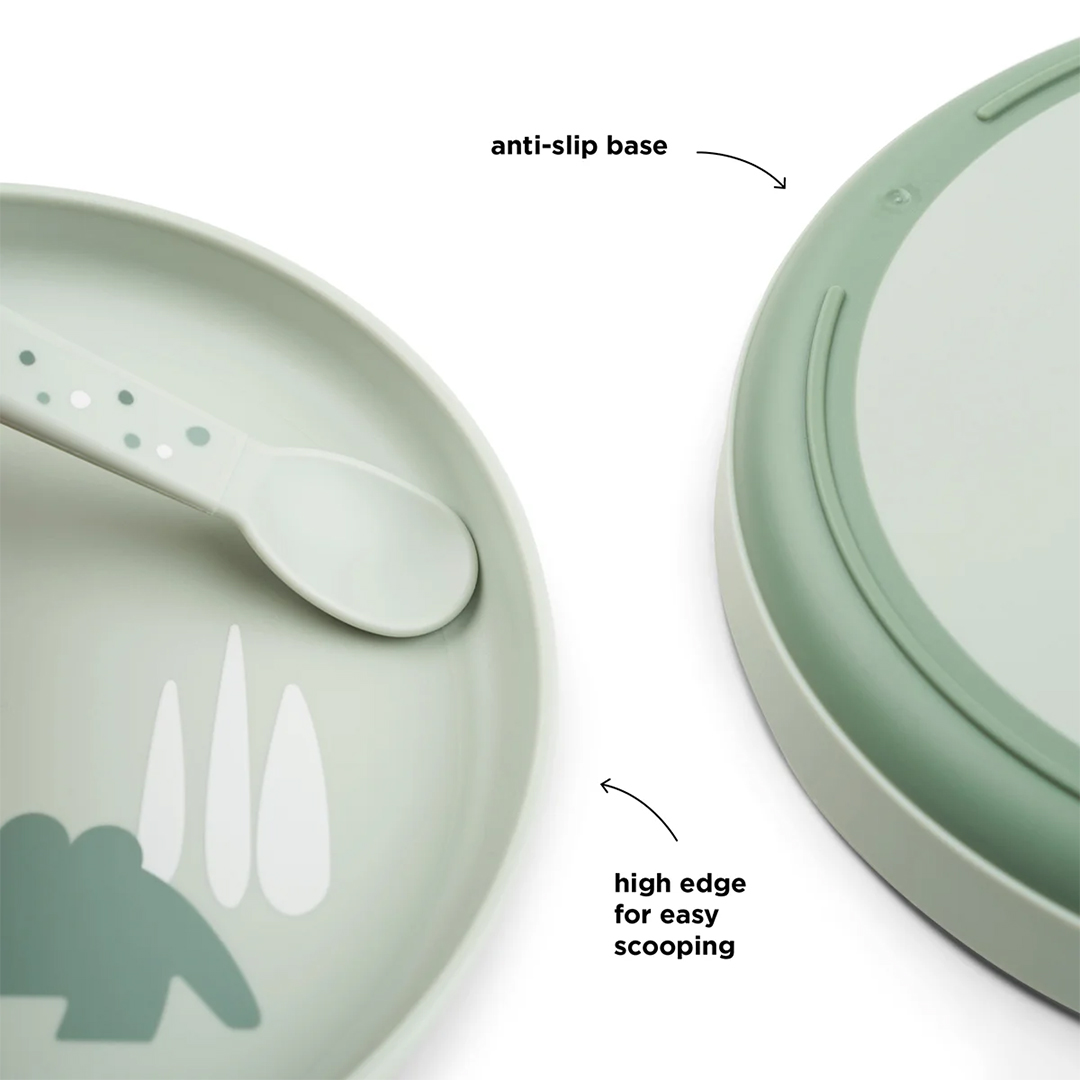 Utført av Deer plate Foodie Croco Green