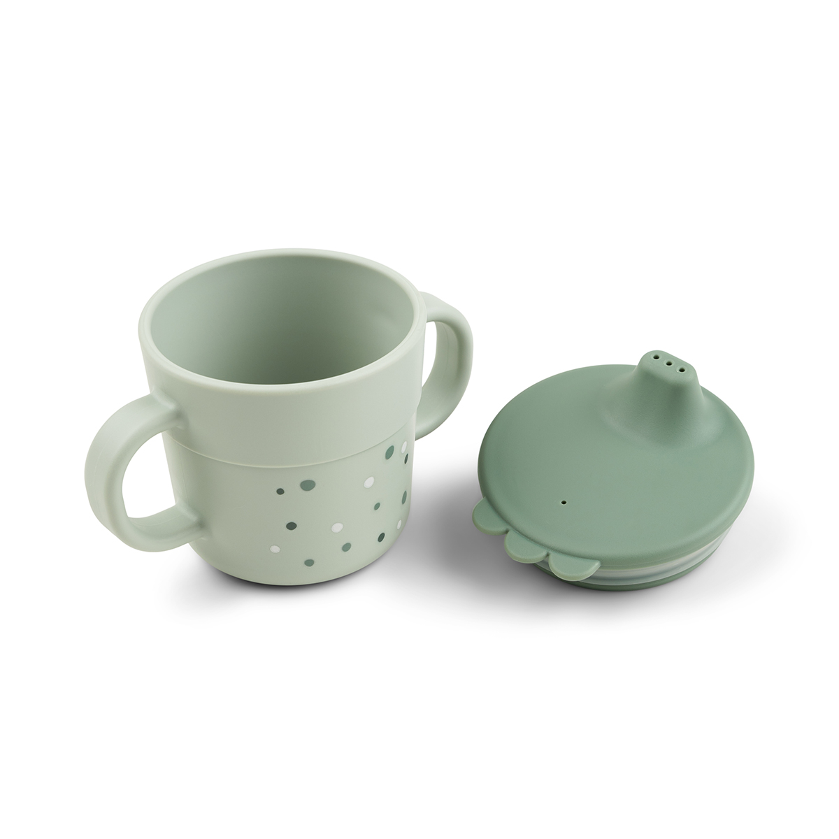 Utført av Deer Foodie tutekopp Happy dots Green